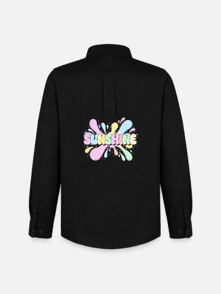 Sunshine Splash - Men's Oxford Shirt by Stanley/Stella - black