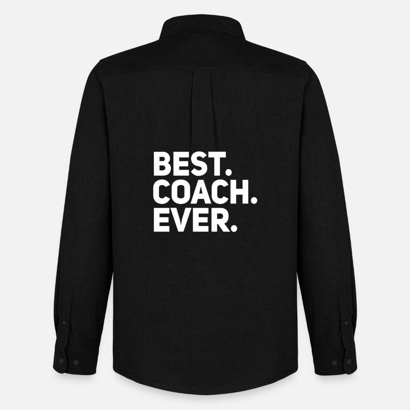 Bester Trainer aller Zeiten - Männer Oxford Hemd von Stanley/Stella - Schwarz