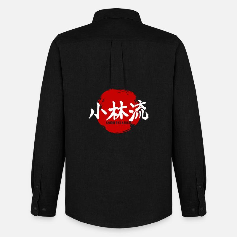 Karate Shorin Ryu Kampfsport - Männer Oxford Hemd von Stanley/Stella - Schwarz