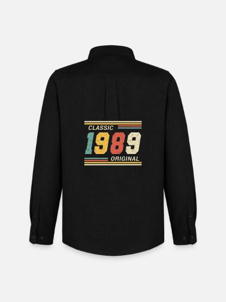 Classic 1989 original 1989 - Men's Oxford Shirt by Stanley/Stella - black