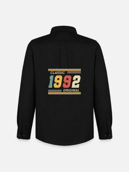 Classic 1992 original 1992 - Men's Oxford Shirt by Stanley/Stella - black