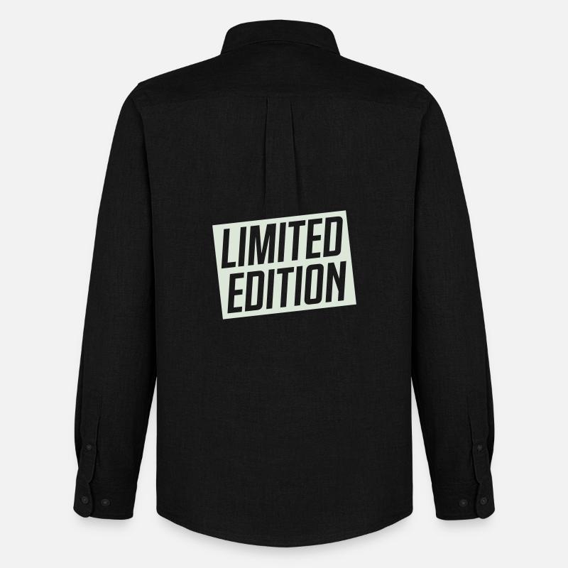 Limitierte Auflage Stempeldesign - Männer Oxford Hemd von Stanley/Stella - Schwarz