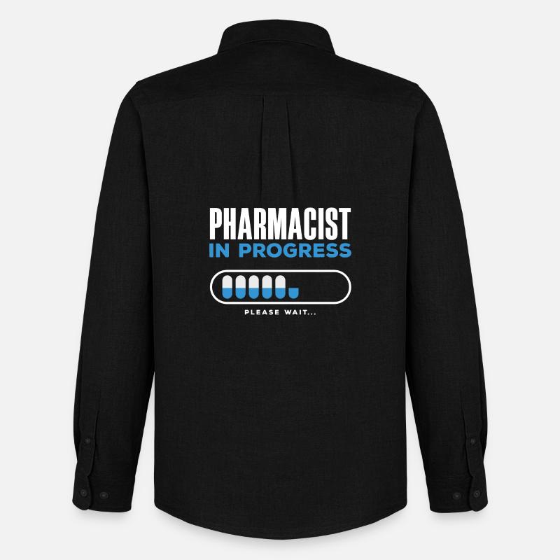 Apotheker Pharmazeutisch-technischer - Männer Oxford Hemd von Stanley/Stella - Schwarz