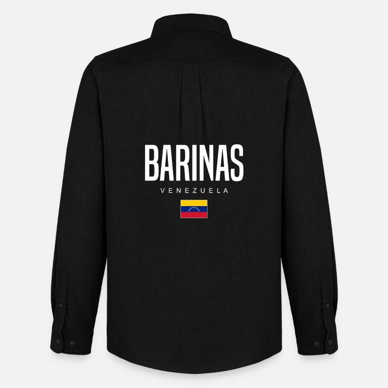 Barinas Venezuela - Männer Oxford Hemd von Stanley/Stella - Schwarz