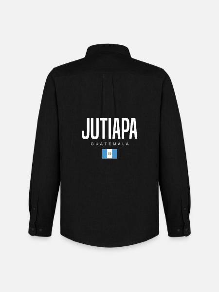 Jutiapa Guatemala Guatemalteken - Men's Oxford Shirt by Stanley/Stella - black