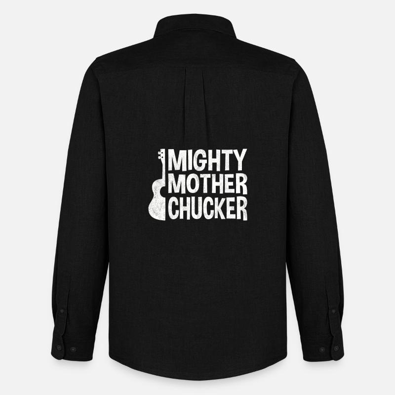Mighty Mother Chucker - Männer Oxford Hemd von Stanley/Stella - Schwarz