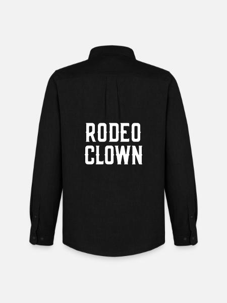 Rodeo-Clown-Kostüm Halloween-Rodeo-Clown - Männer Oxford Hemd von Stanley/Stella - Schwarz
