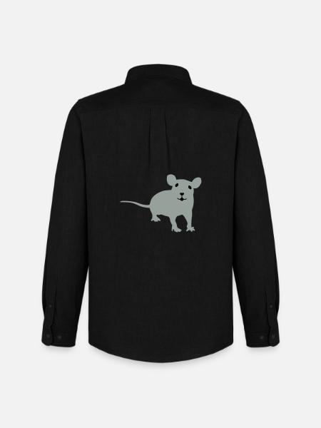 Rat - Men's Oxford Shirt by Stanley/Stella - black