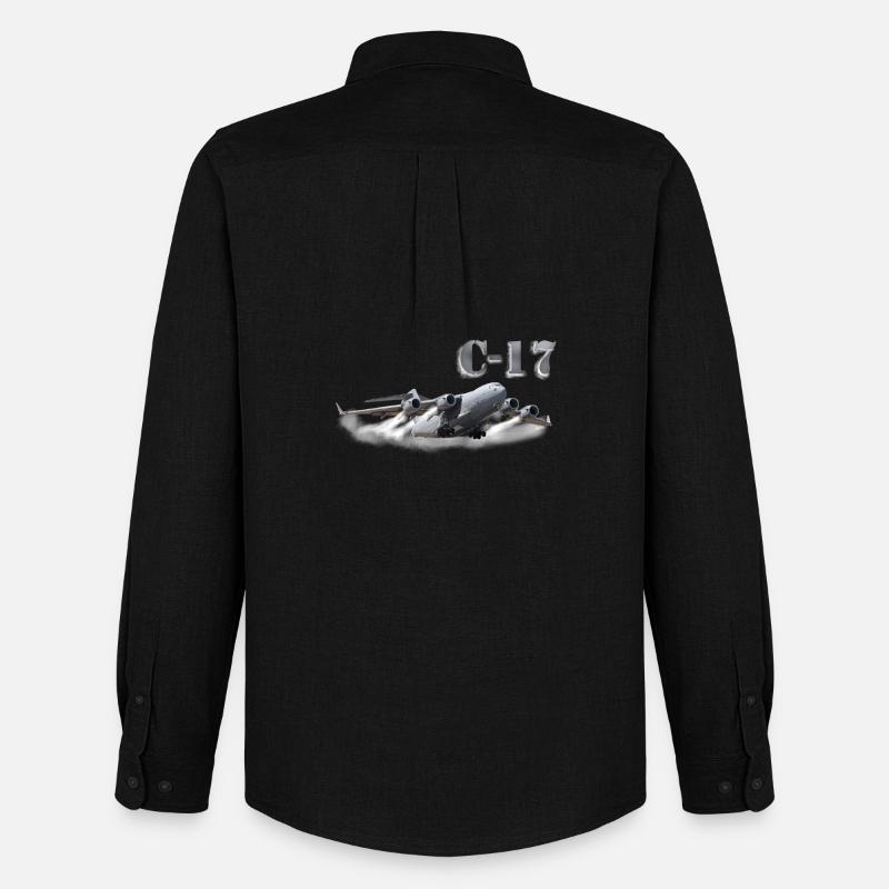 C-17 - Männer Oxford Hemd von Stanley/Stella - Schwarz