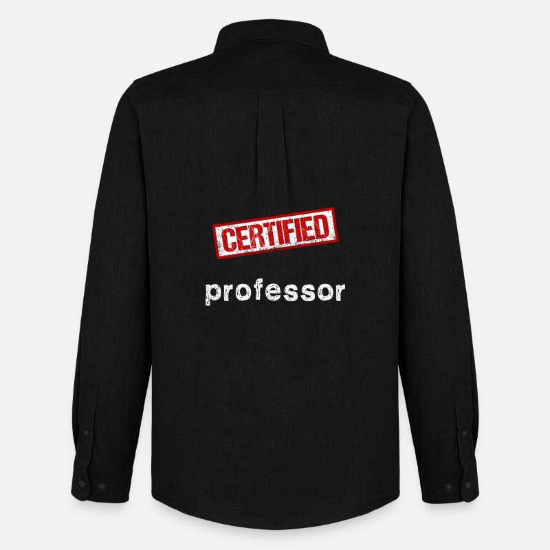 Professeur - Chemise Oxford homme Stanley/Stella - noir