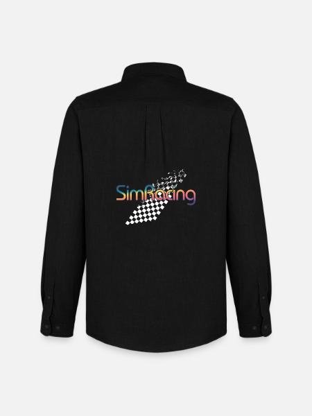 SimRacing Gradient Logo - Chemise Oxford homme Stanley/Stella - noir