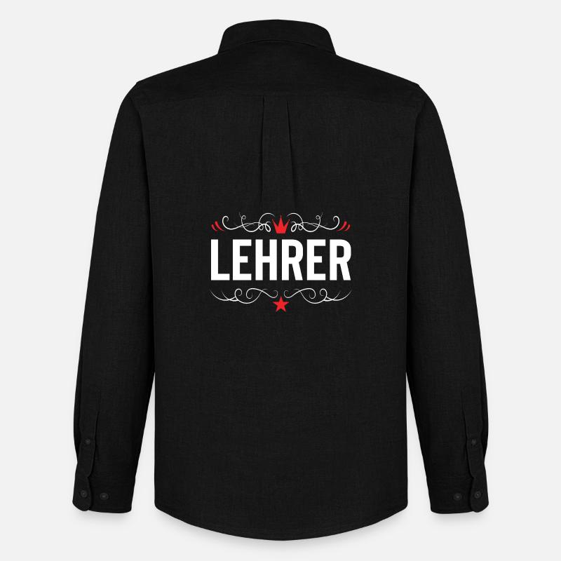 Lehrer Beruf - Männer Oxford Hemd von Stanley/Stella - Schwarz