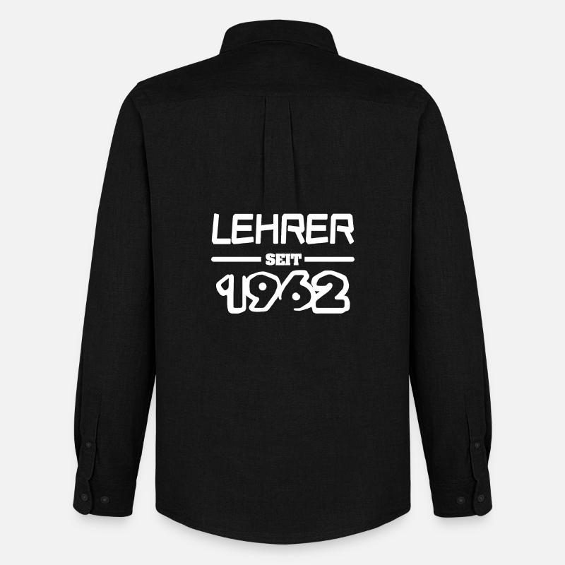 1962 - Männer Oxford Hemd von Stanley/Stella - Schwarz