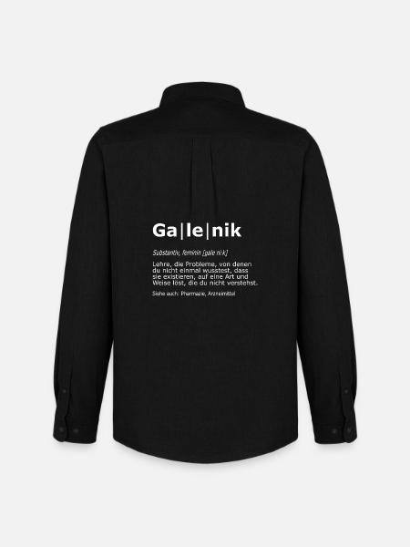 Galenics Pharmacy Pharmacy Pharmacy Definition - Men's Oxford Shirt by Stanley/Stella - black