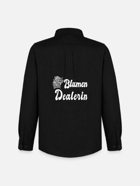 Blumen Dealerin - Männer Oxford Hemd von Stanley/Stella - Schwarz