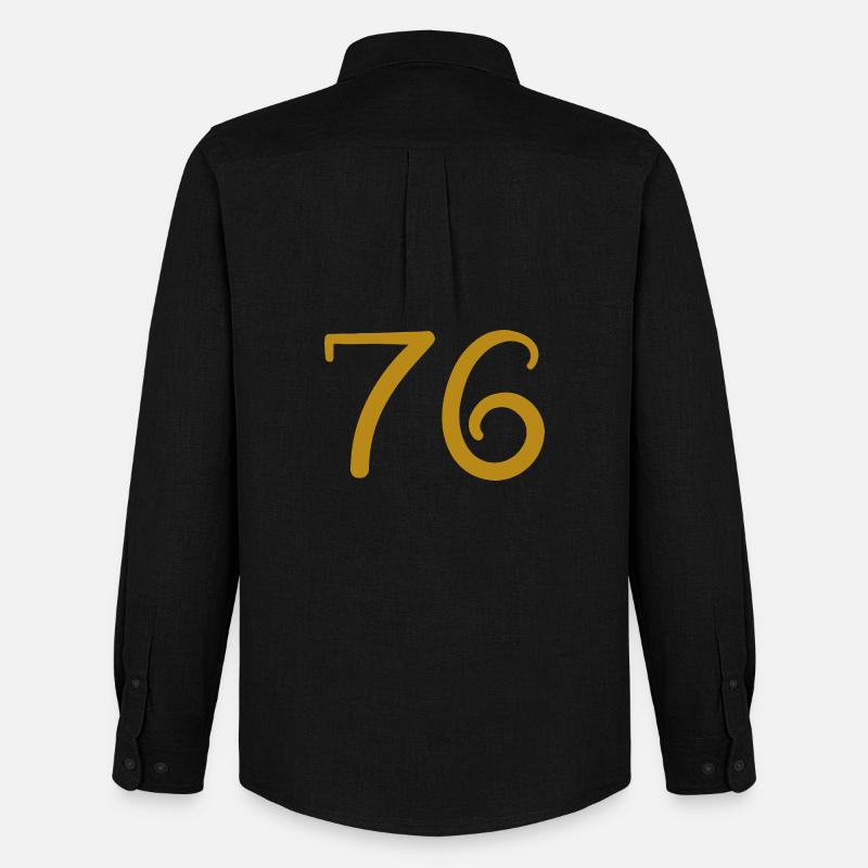 76 - Männer Oxford Hemd von Stanley/Stella - Schwarz