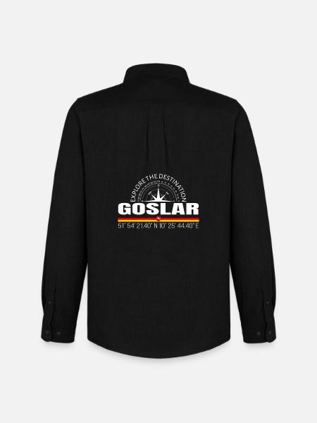 Goslar - Men's Oxford Shirt by Stanley/Stella - black