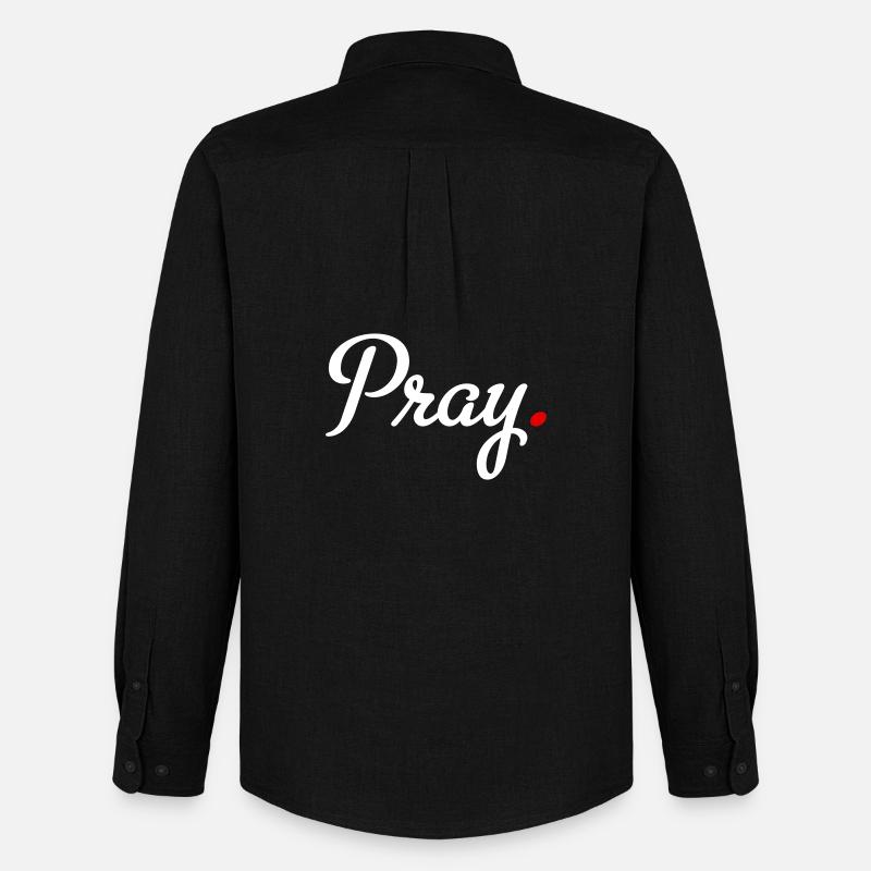 pray - Men's Oxford Shirt by Stanley/Stella - black