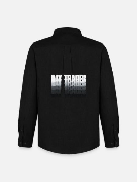 Day Trader Marché boursier Trader boursier - Chemise Oxford homme Stanley/Stella - noir