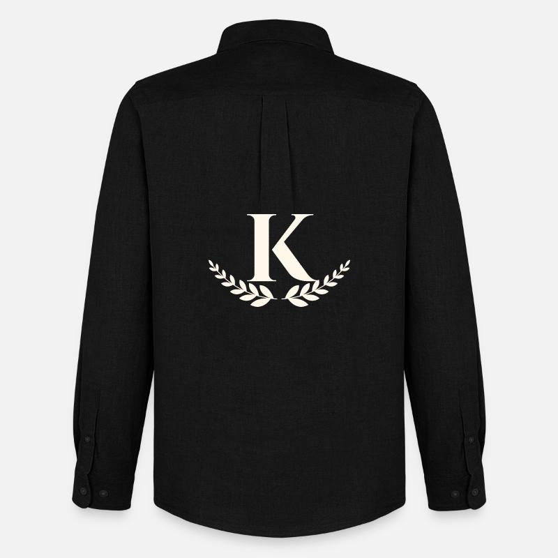 K - Männer Oxford Hemd von Stanley/Stella - Schwarz