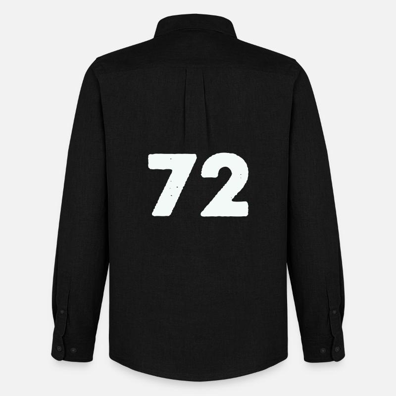 72 - Männer Oxford Hemd von Stanley/Stella - Schwarz