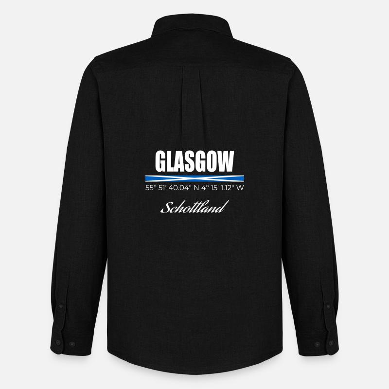 Glasgow - Men's Oxford Shirt by Stanley/Stella - black