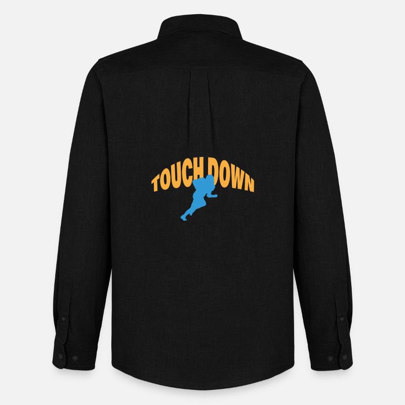 TOUCH DOWN - Männer Oxford Hemd von Stanley/Stella - Schwarz