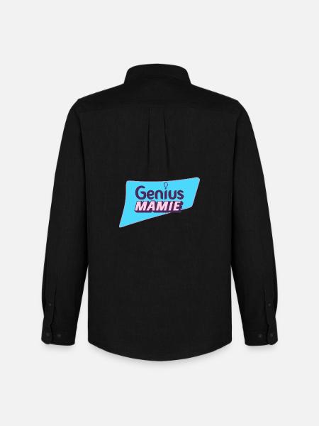 Genius Granny - Men's Oxford Shirt by Stanley/Stella - black