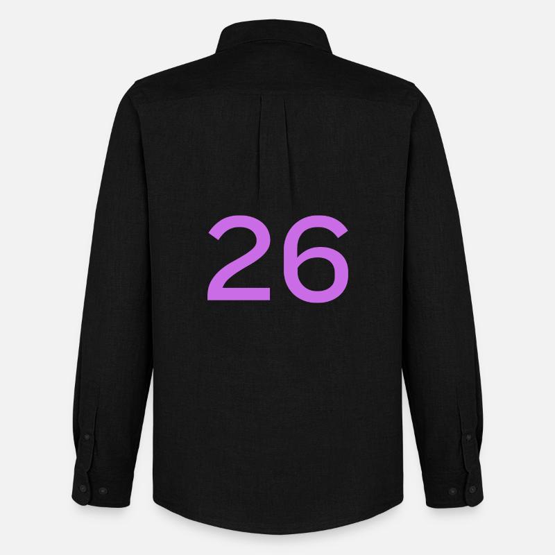 26 - Männer Oxford Hemd von Stanley/Stella - Schwarz