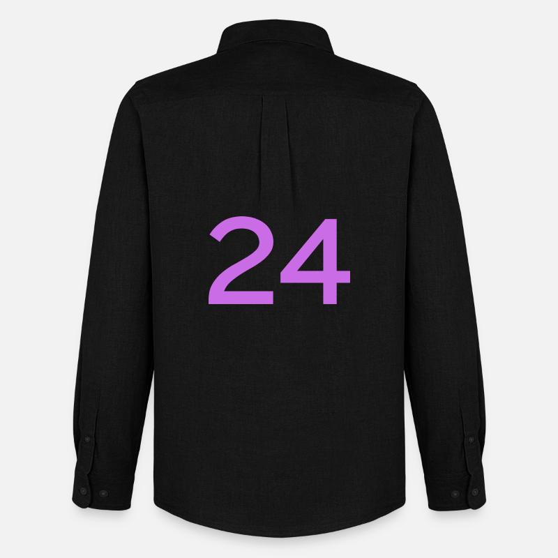 24 - Männer Oxford Hemd von Stanley/Stella - Schwarz