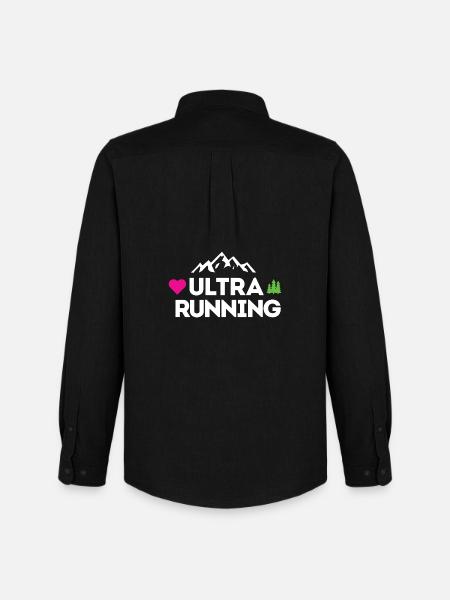 Ultra Running – My Love - Men's Oxford Shirt by Stanley/Stella - black