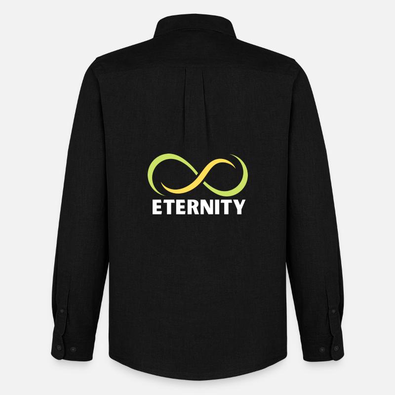 Ewigkeits-Infinity-Band-Emblem - Männer Oxford Hemd von Stanley/Stella - Schwarz