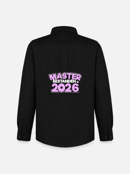 Master 2026 Graduation Graduation - Men's Oxford Shirt by Stanley/Stella - black