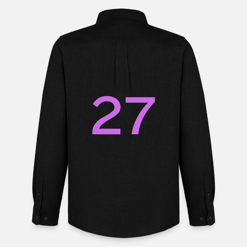 27 - Männer Oxford Hemd von Stanley/Stella - Schwarz
