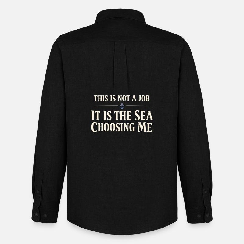 Seemannschaftsgeschenk Für Deckhand Ocean Work - Männer Oxford Hemd von Stanley/Stella - Schwarz
