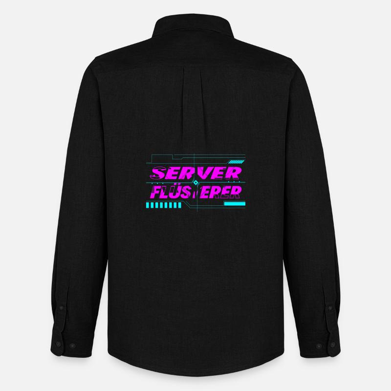 Server Flüsterer - Männer Oxford Hemd von Stanley/Stella - Schwarz