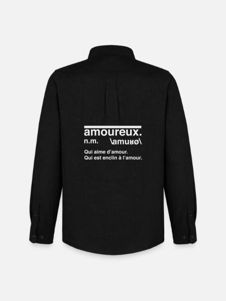 Lovers Definition Dictionary Style - Men's Oxford Shirt by Stanley/Stella - black