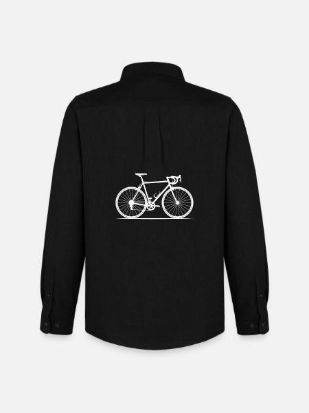 Cyclisme Cyclisme VTT - Chemise Oxford homme Stanley/Stella - noir