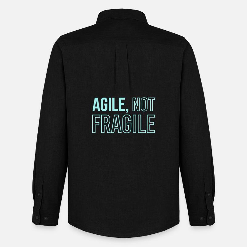 Agile Development, Scrum Coach Shirt  - Männer Oxford Hemd von Stanley/Stella - Schwarz