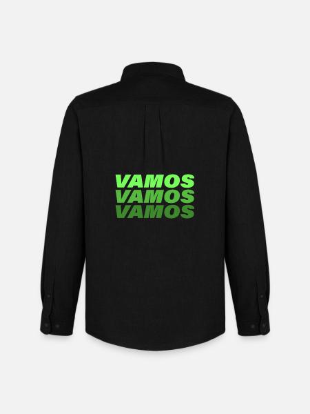 Vamos - Chemise Oxford homme Stanley/Stella - noir