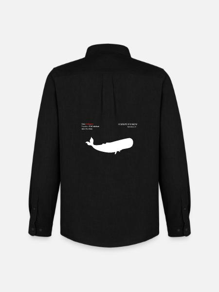 Whale - Men's Oxford Shirt by Stanley/Stella - black