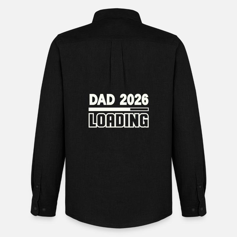 dad_2026_loading- - Oxfordskjorte herre Stanley/Stella - sort