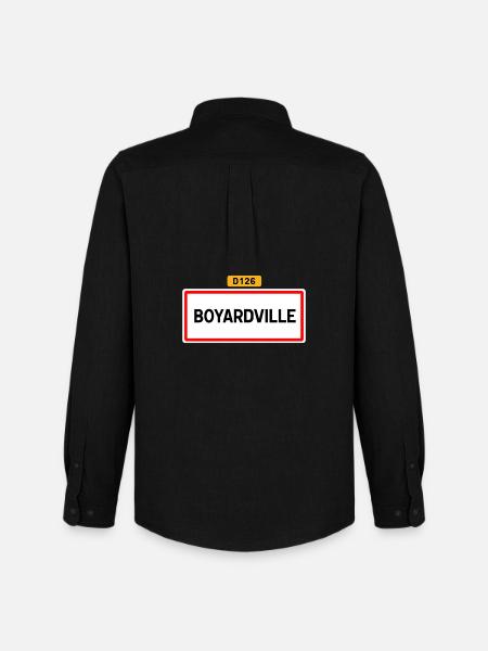 Boyardville D126 - Chemise Oxford homme Stanley/Stella - noir