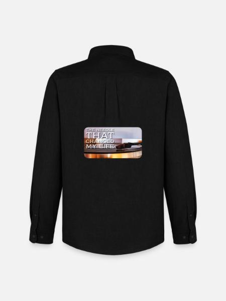 The needle that changed my life - Men's Oxford Shirt by Stanley/Stella - black