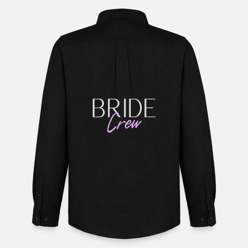Bride Crew - Männer Oxford Hemd von Stanley/Stella - Schwarz