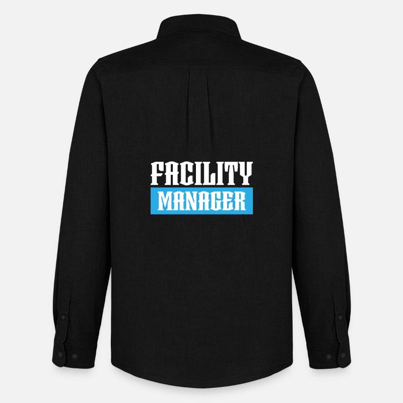 facility manager tshirt black - Men's Oxford Shirt by Stanley/Stella - black