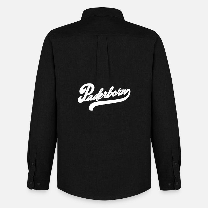 Paderborn Retro - Männer Oxford Hemd von Stanley/Stella - Schwarz