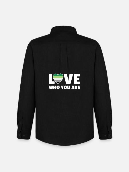 Love who you are - Men's Oxford Shirt by Stanley/Stella - black
