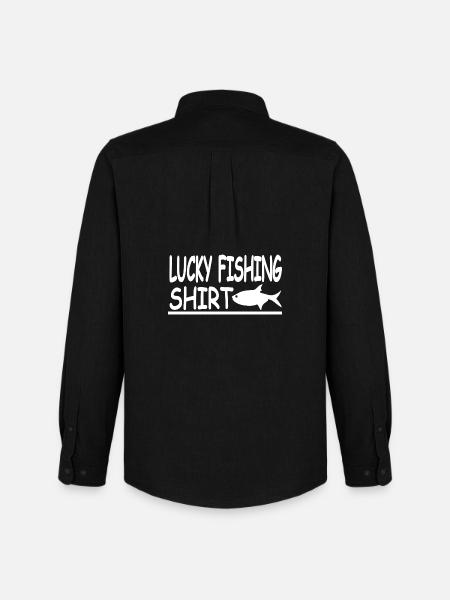 Angling - Men's Oxford Shirt by Stanley/Stella - black