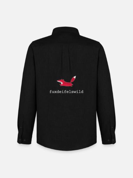 Fuchs fuxdeifelswild - Männer Oxford Hemd von Stanley/Stella - Schwarz